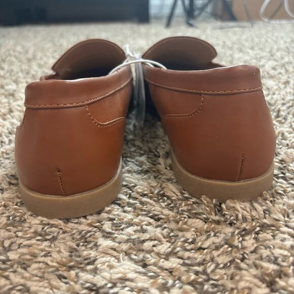 NWT Old Navy City Loafers - Cognac Brown - Women's size 10 - Picture 5 of 12